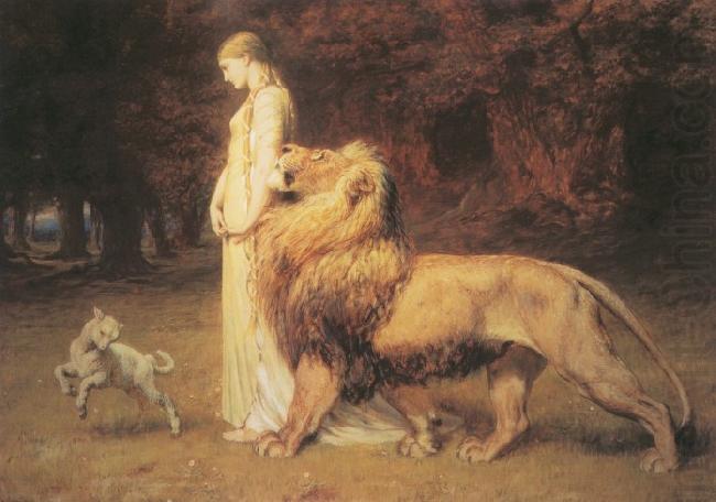 Una and Lion, Briton Riviere